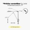 LED Industrie Gelenkarmleuchte Allround mit einfacher Positionierung-min