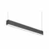 LED Pendelleuchte Black Line Basic mit Stahlseil