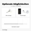 LED Pendelleuchte Slim Line P48 optionale Möglichkeiten-min