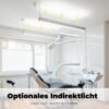 LED Praxisleuchte TWIN Dent mit optionalen Indirektlichtanteil-min