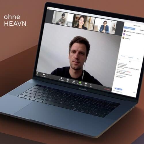 Videokonferenz ohne HEAVN One Tageslichtleuchte